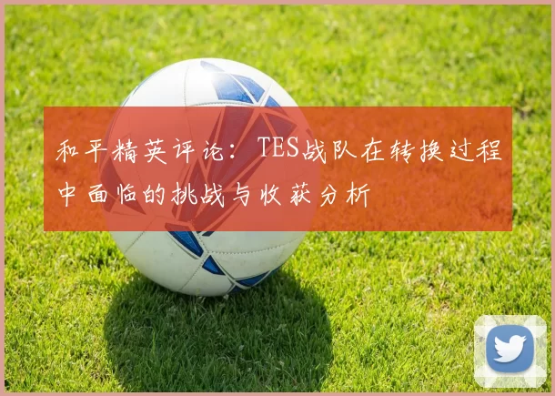 和平精英评论：TES战队在转换过程中面临的挑战与收获分析