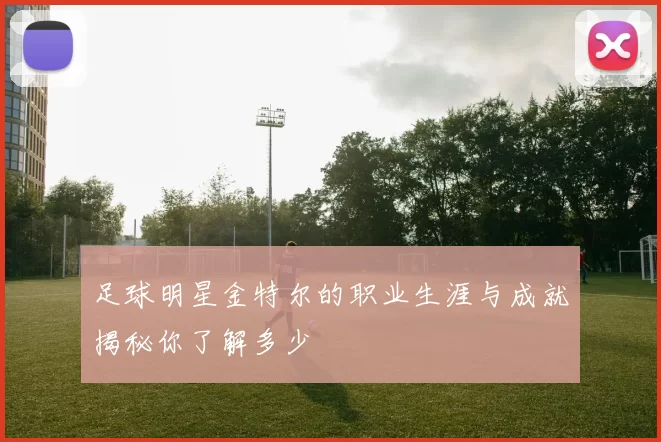 足球明星金特尔的职业生涯与成就揭秘你了解多少
